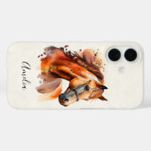 Prachtig paard portret Case-Mate iPhone case (Achterkant (horizontaal))