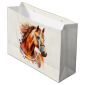 Prachtig paard portret groot cadeauzakje (Voorkant Gekanteld)