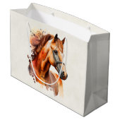 Prachtig paard portret groot cadeauzakje (Achterkant Gekanteld)
