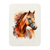 Prachtig paard portret magneet (Verticaal)