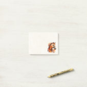Prachtig paard portret post-it® notes (Op bureau)