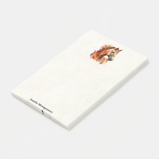 Prachtig paard portret post-it® notes (Schuin)