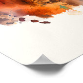 Prachtig paard portret poster (Hoek)