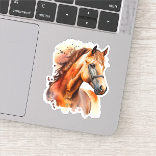 Prachtig paard portret sticker