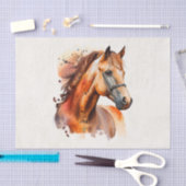 Prachtig paard portret tissuepapier (Craft)