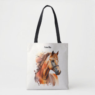 Prachtig paard portret tote bag