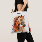 Prachtig paard portret tote bag (Dichtbij)