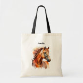 Prachtig paard portret tote bag (Voorkant)