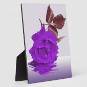 Prachtig Paars Roos Foto Plaque Fotoplaat (Zijkant)
