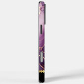 Prachtig paarse marmeren ontwerp met gouden accent Case-Mate iPhone case (Achterkant / Rechts)