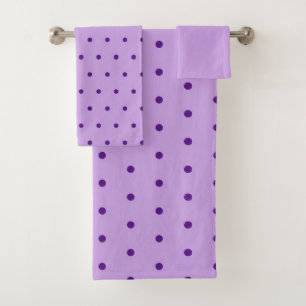 Prachtig Paarse Stippen Lila Bad Handdoek