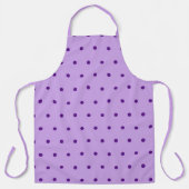 Prachtig Paarse Stippen Lilac Schort (Voorkant)