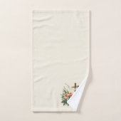 Prachtig paaskruis met lelies en tulpen bad handdoek (Handdoek)