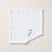 Prachtig Paaskruis met Pastel Lelies Pasen Bad Handdoek (Wasdoekje)