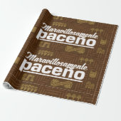 Prachtig paceño cadeaupapier (Uitgerold)