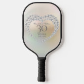 Prachtig pachtig Jubileum voor 30ste bruiloft Pickleball Paddle (Achterkant)