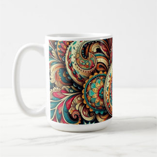 Prachtig Paisley patroon Koffiemok