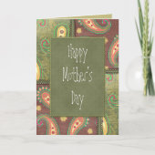 Prachtig Paisley Verjaardagsontwerp Kaart (Voorkant)