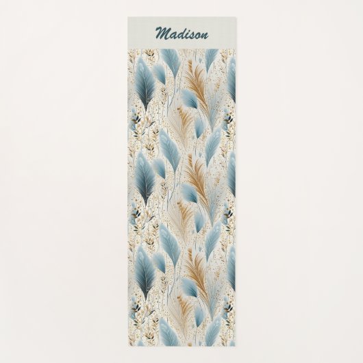 Prachtig pampasgras yogamat (Voorkant)