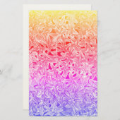 Prachtig papier voor Floral Print Writing (Voorkant / Achterkant)