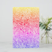 Prachtig papier voor Floral Print Writing (Staand voorkant)