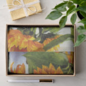 Prachtig papier voor zonnebloemverf (Geschenk)