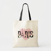 Prachtig Parijs Hart Tote Bag (Voorkant)