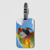 Prachtig Parrot, persoonlijk Bagagelabel (Voorkant (verticaal))