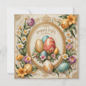 Prachtig Pasen Feestdagenkaart (Voorkant)