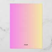 Prachtig Pasen Folie Feestdagenkaart (Achterkant)