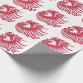 Prachtig Patriotic Eagle digitaal kunstwerk Cadeaupapier (Hoek)