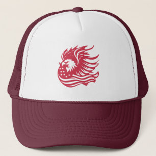 Prachtig Patriotic Eagle digitaal kunstwerk Trucker Pet