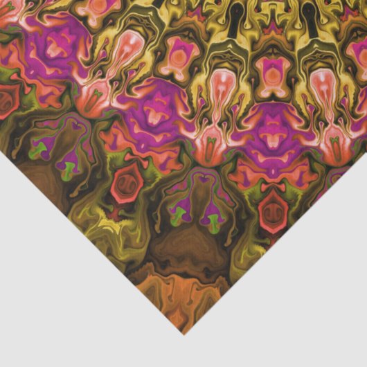 prachtig patroon van tapijt mandala tissuepapier (Detail)