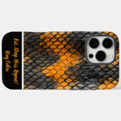 Prachtig pattereerde slangenhuid in warme kleuren Case-Mate iPhone case (Achterkant (horizontaal))