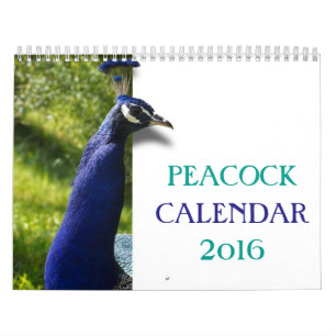 Prachtig Peacock 2016 Kalender
