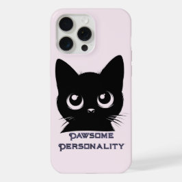 Prachtig Persoonlijkheid Kat Design iPhone 15 Pro Max Case