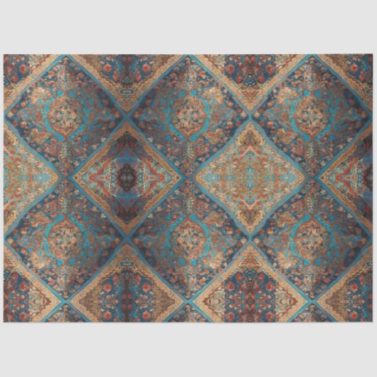 Prachtig Perzisch oud patroontrendy Collectie Tissuepapier (Voorkant)