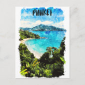 Prachtig Phuket Thailand Beach Paradise Briefkaart (Voorkant)