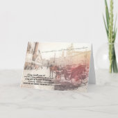 PRACHTIG PIAZZA WENSKAART BEDANKKAART (Voorkant)