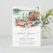 Prachtig picknick Lake Forest Fruit Vrijgezellenfe Kaart (Staand voorkant)