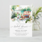 Prachtig picknick Lake Forest Fruit Vrijgezellenfe Kaart (Staand voorkant)