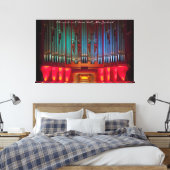 Prachtig pijporgel omwikkeld canvas met titel afdruk (Insitu (Slaapkamer))