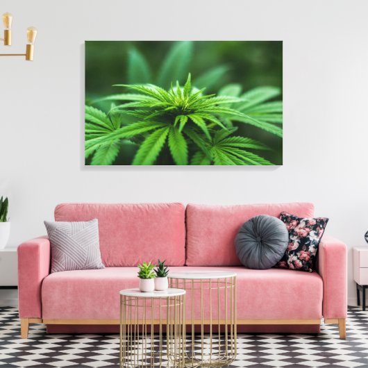 Prachtig Plant Canvas Afdruk (Insitu (Woonkamer))