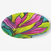 Prachtig Plant Papieren Bordje (Gekanteld)