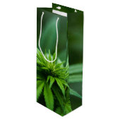 Prachtig Plant Wijn Cadeautas (Voorkant Gekanteld)