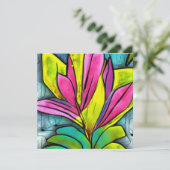 Prachtig Planten Collectie Feestdagenkaart (Staand voorkant)