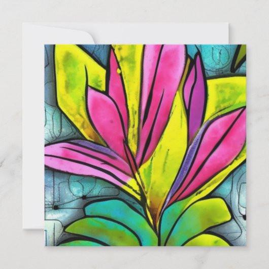 Prachtig Planten Collectie Feestdagenkaart (Voorkant)