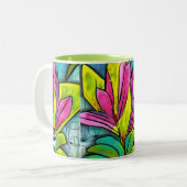 Prachtig Planten Collectie Tweekleurige Koffiemok (Voorkant links)