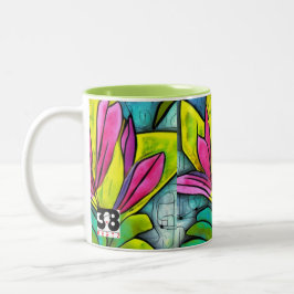 Prachtig Planten Collectie Tweekleurige Koffiemok