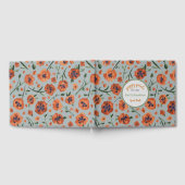 Prachtig Poppies Floral patroon gastenboek (Volledig)